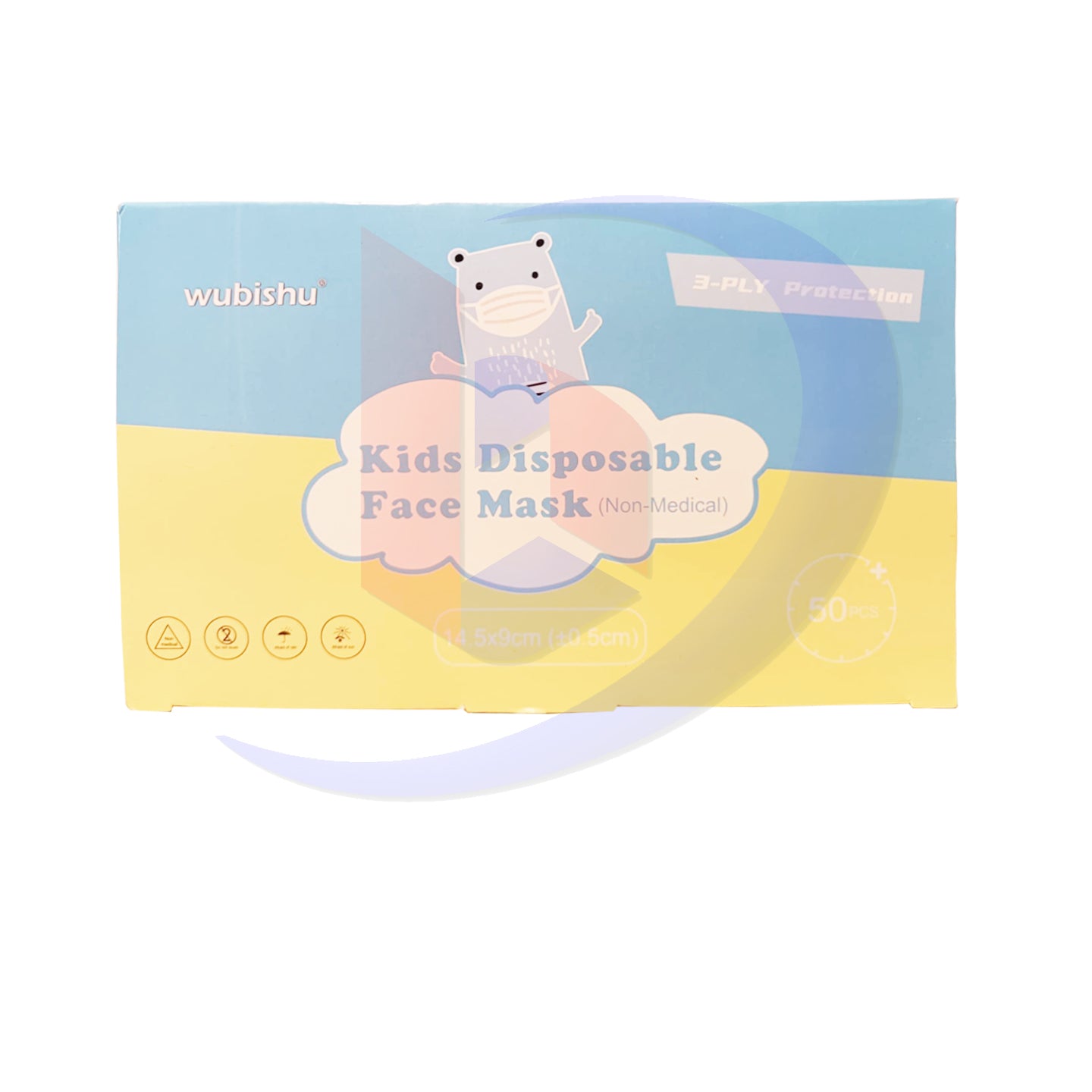 Kids Disposable Fase Mask (Wubishu) 3 Ply Protection – Bambang