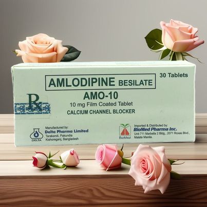 Amlodipine Besilate 10mg Film Coated Tablet 30's