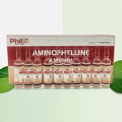 Aminophylline 25mg/ml Solution For Injection 2x5x10 ml Ampoules