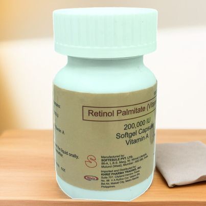 Retinol Palmitate (Softesul) Vitamin A 200,000 IU Softgel Capsule 100's