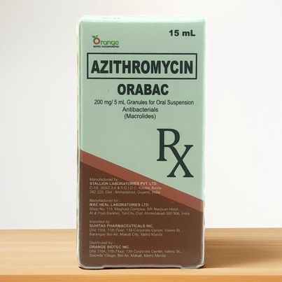 Azithromycin 200mg/5ml Granules For Oral Suspension Antibacterial 15ml