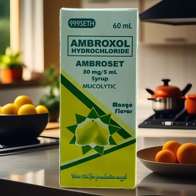 Ambroxol Hydrochloride 30mg/5ml Syrup Mucolytic 60ml