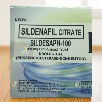 Sildenafil Citrate (Sildesaph 100) 100mg Film Coated Tablet 4's
