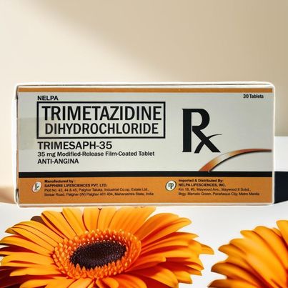 Trimetazidine 35mg Modified Release Film Coated Anti Angina Tablet 30's