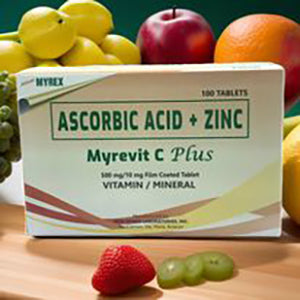 Ascorbic Acid + Zinc 500mg /10mg Film Coated Tablet 100's