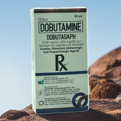 Dobutamine 12.50mg/ml (250mg/20ml) Solution For Injection 20ml