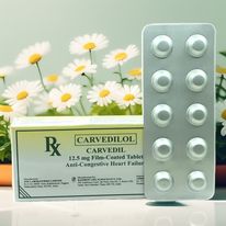 Carvedilol 12.5mg Film Coated Tablet 30's