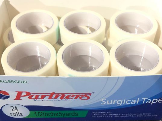 Surgical Tape (Partners) Hypoallergenic 1/2 inch x 10 Yrads Rolls 24's