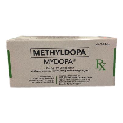 Methyldopa (Mydopa) 250mg Film Coated Tablet 100's – Bambang ...