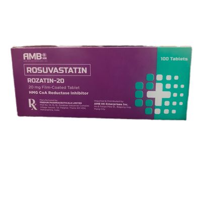 Rosuvastatin 20mg Film Coated Tablets 100's