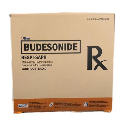 Budesonide 250mcg/ml (500mcg/2ml) SUS CORTICOSTEROID 36x2ml AMP