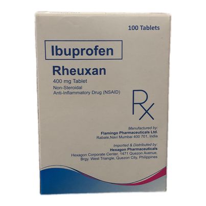 Ibuprofen (Rheuxan) 400mg Tablet 100's
