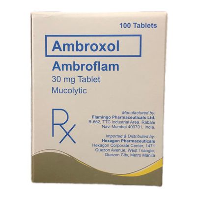 Ambroxol (Ambroflam) 30mg Tablets 100's – Bambang Pharmaceutical Depot Inc.