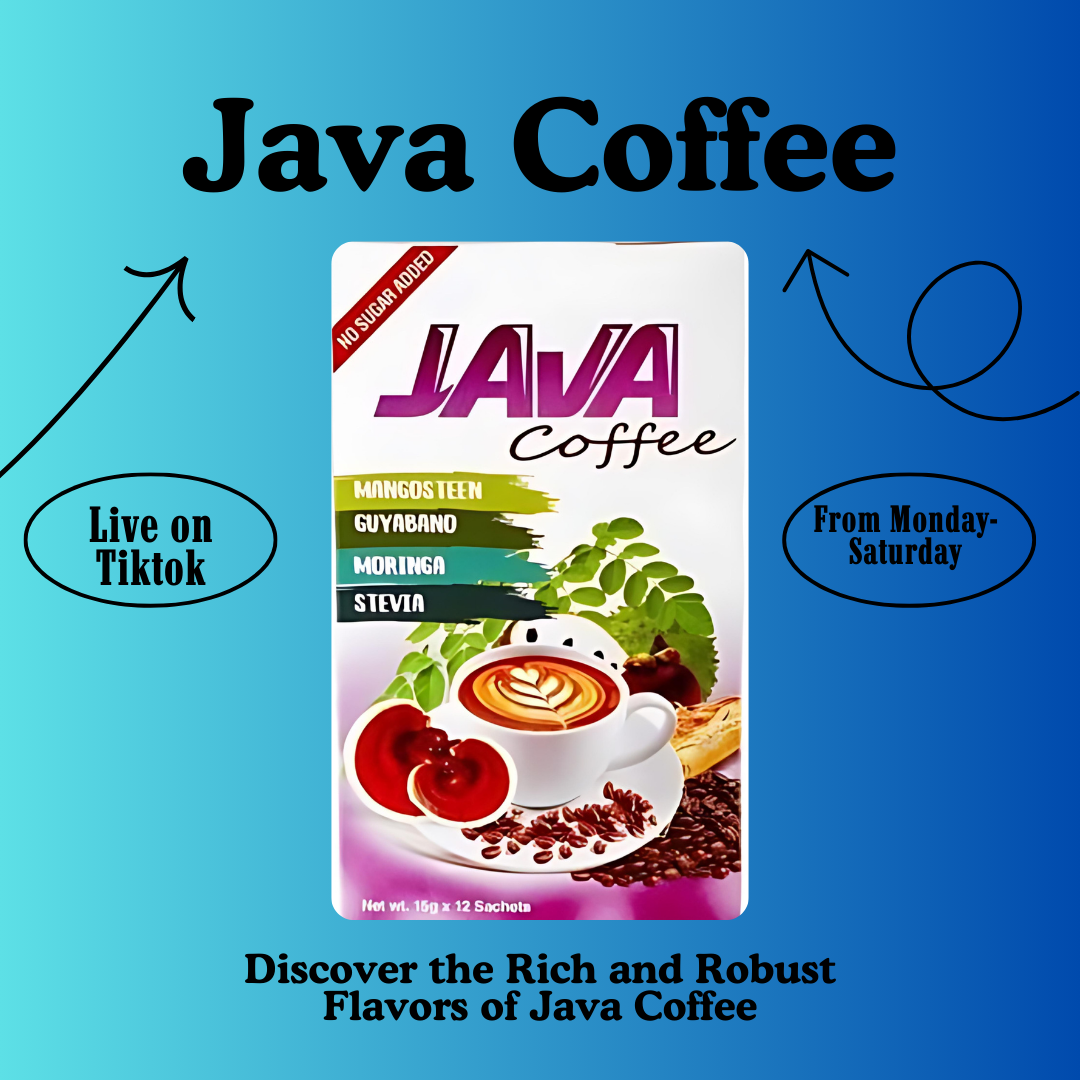 Herbal Coffee Mix (Java) Mangosteen, Guyabano, Moringa,Stevia 15g x Sachets 12's