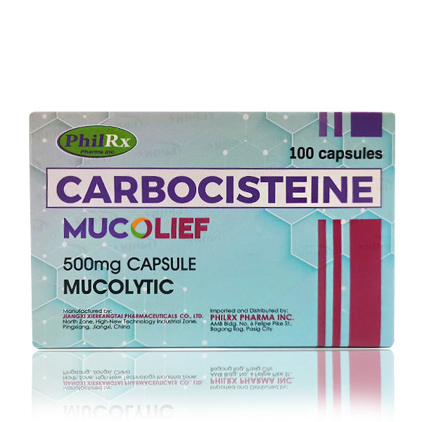 Carbocisteine Mucolief 500mg Capsules 100s Bambang Pharmaceutical