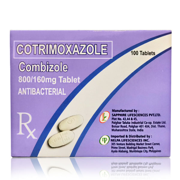 Cotrimoxazole (Combizole) 800/160mg Antibacterial Tablet 100's