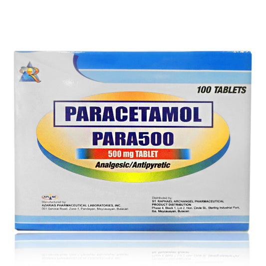 Paracetamol (Para 500) 500mg Tablet 100's