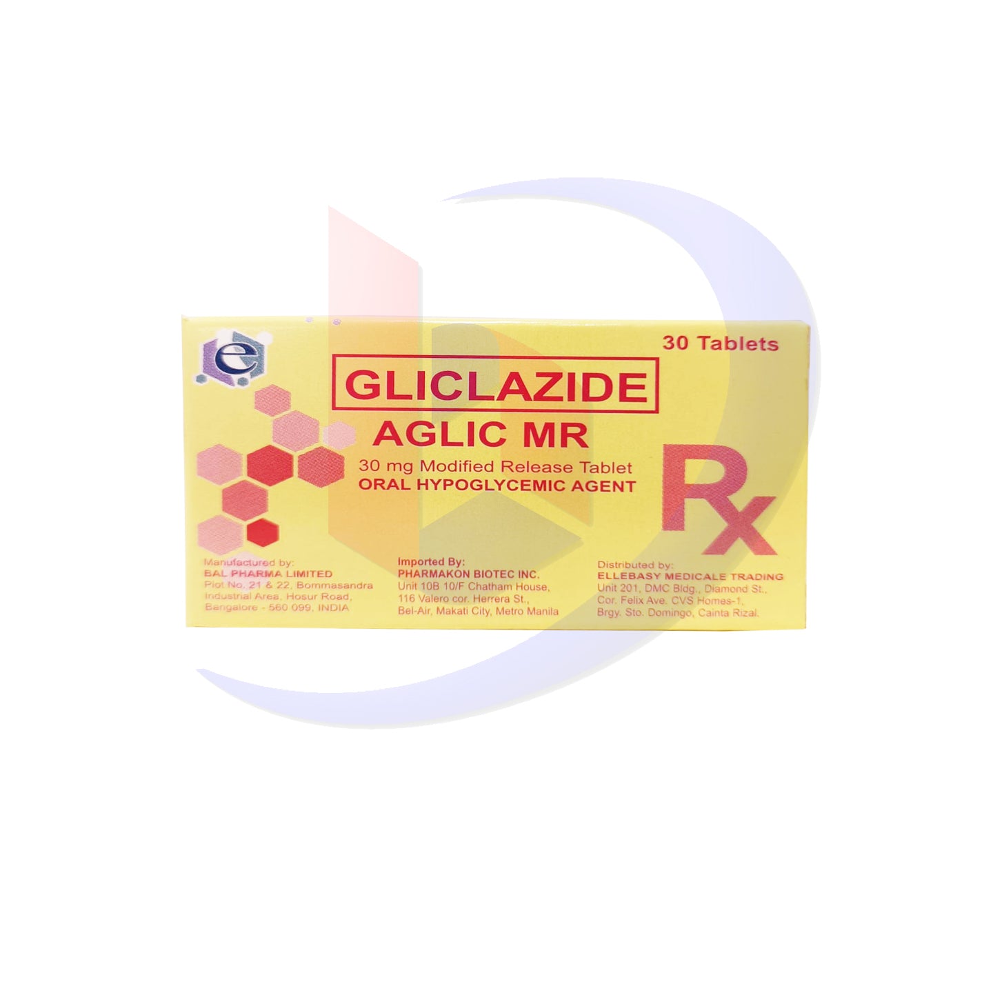 Gliclazide (Aglic MR) 30mg Modified Release Tablet 30's