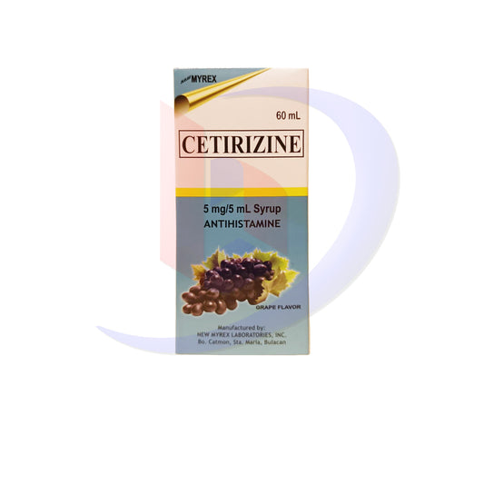 Cetirizine (MRX) 5mg/5ml Syrup Grape 60ml