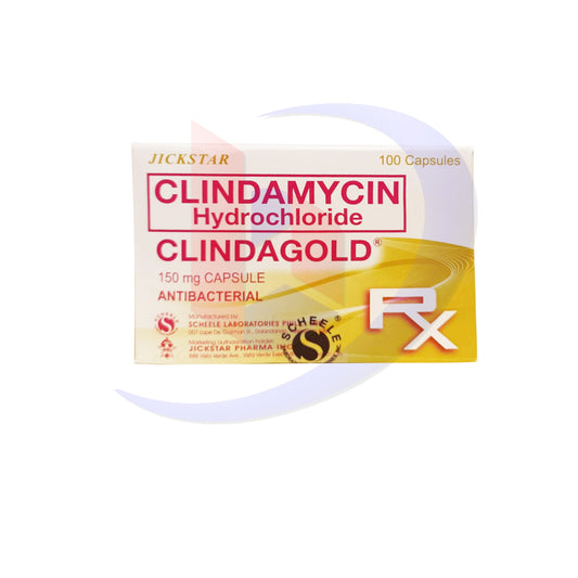 Clindamycin Hydrochloride (Clindagold) 150mg Capsule 100's