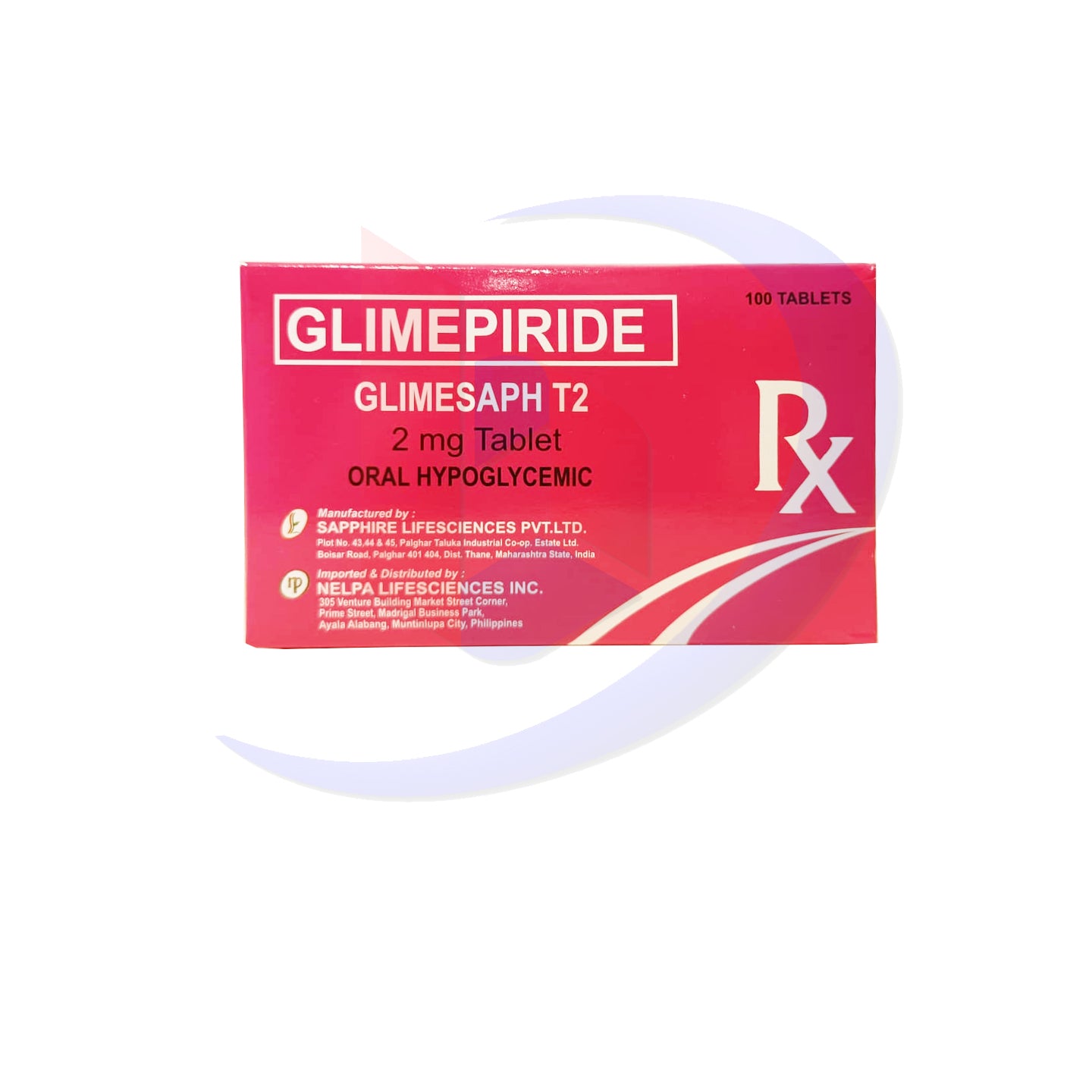Glimepiride 2mg Tablet 100's