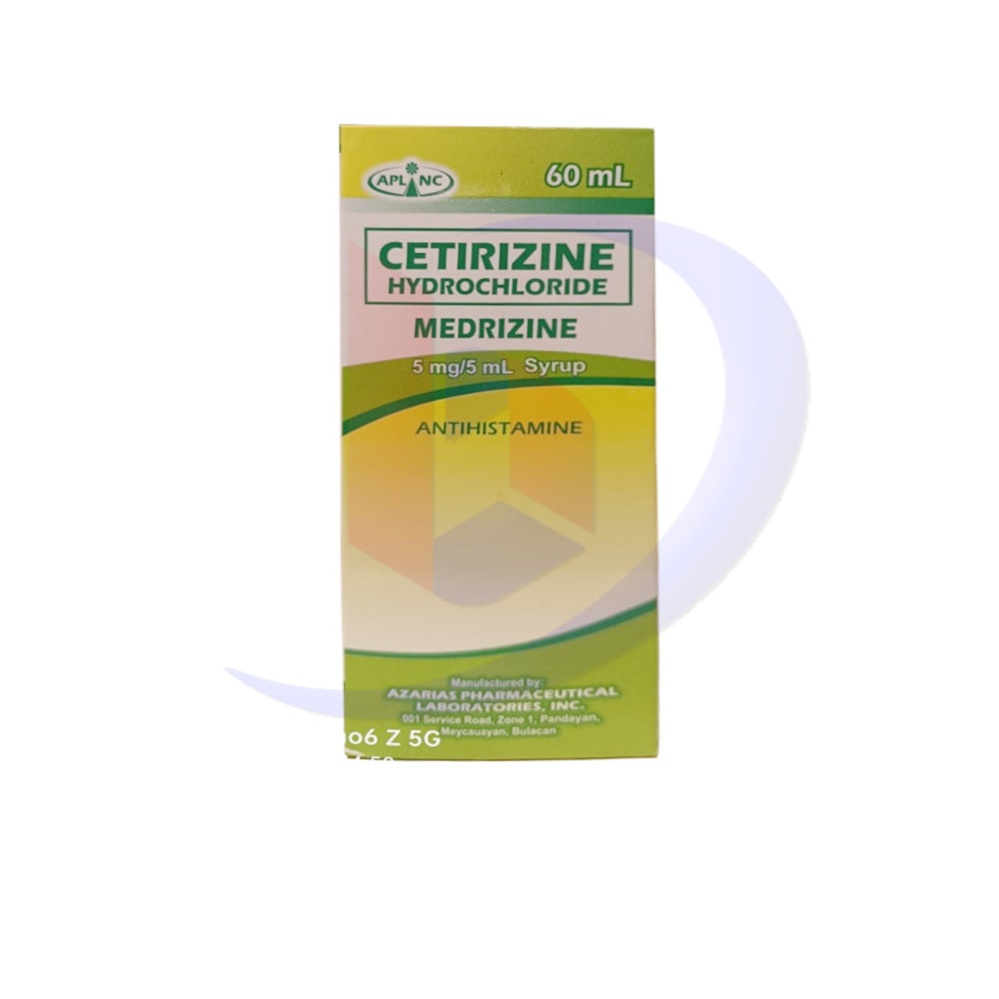 Cetirizine Hydrochloride (Medrizine) 5mg/5ml Syrup 60ml