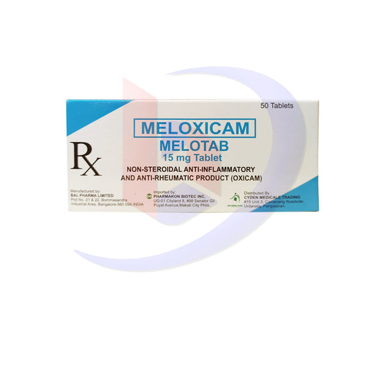 Meloxicam (Melotab) 15mg Tablet 50's