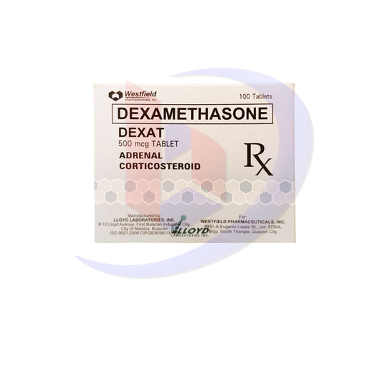 Dexamethasone (Dexat) 500mcg Tablet 100's