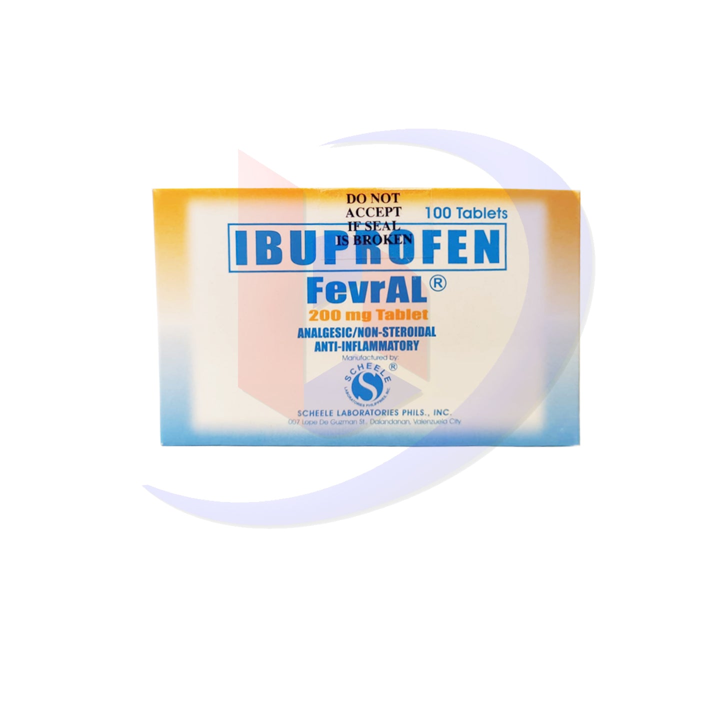 Ibuprofen (Fevral) 200mg Tablet 100's