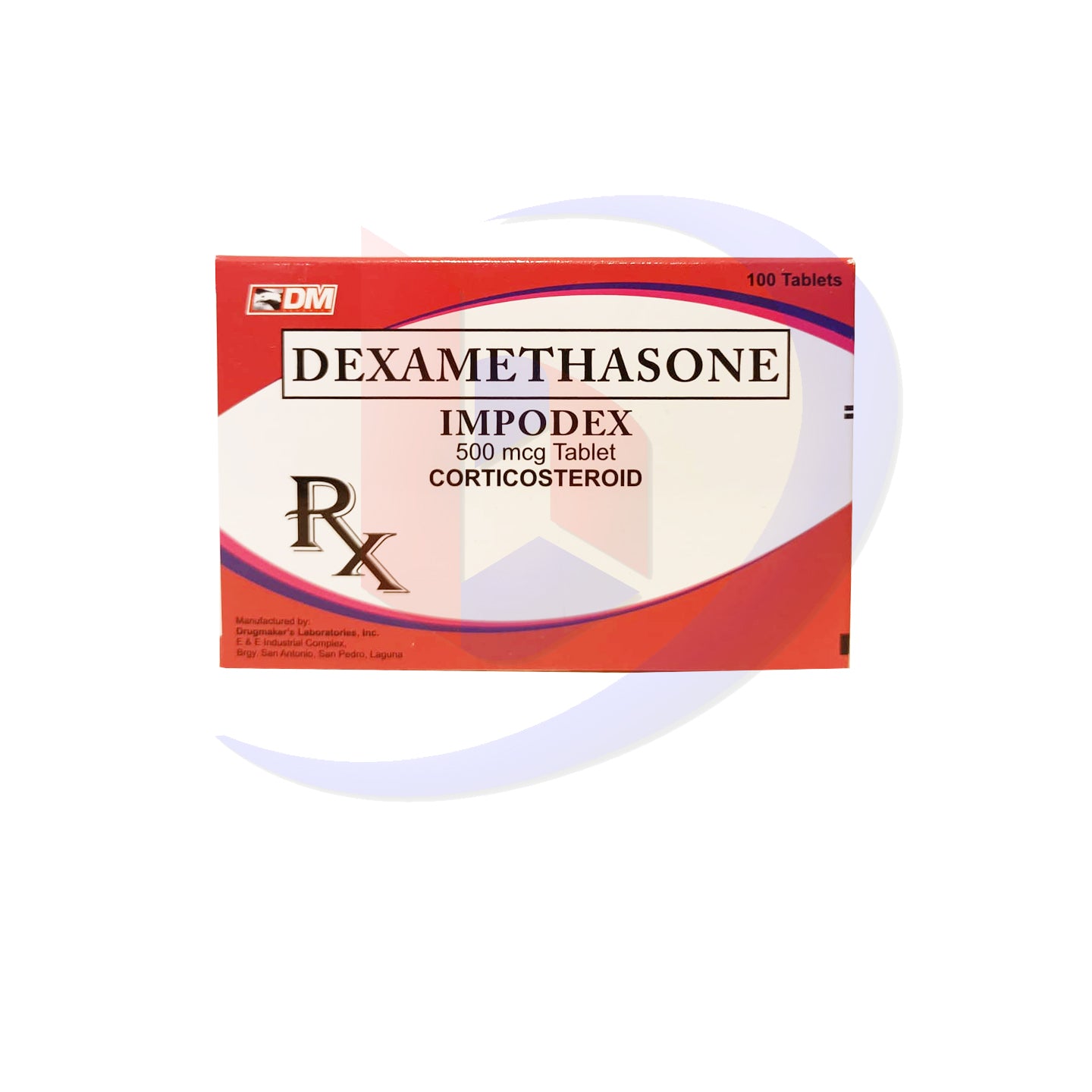 Dexamethasone (Impodex) 500mcg Tablet Corticosteroid 100's