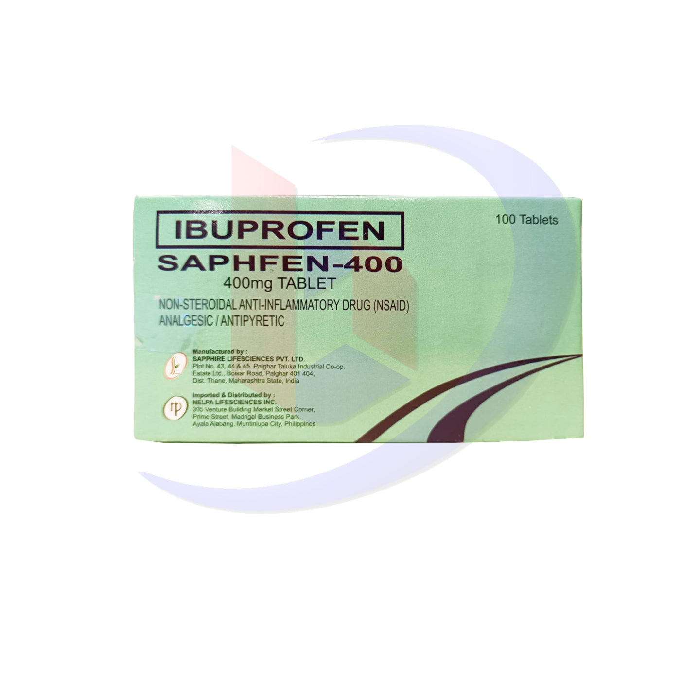 Ibuprofen (Saphfen) 400mg Tablet 100's